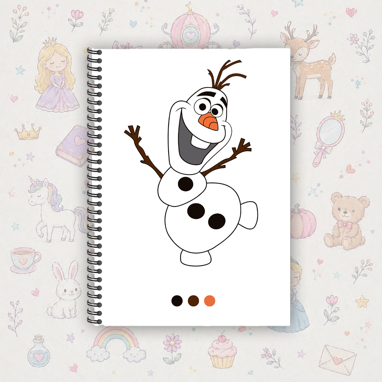 Olaf and Sven Multilayer Drawing Book