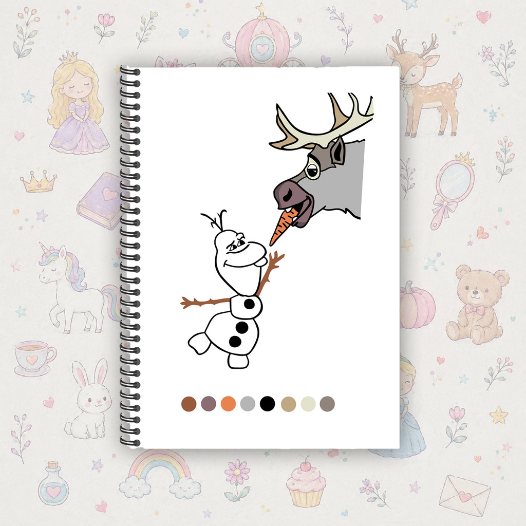 Olaf and Sven Multilayer Drawing Book