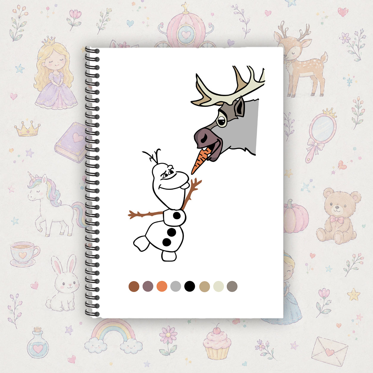 Olaf and Sven Multilayer Drawing Book