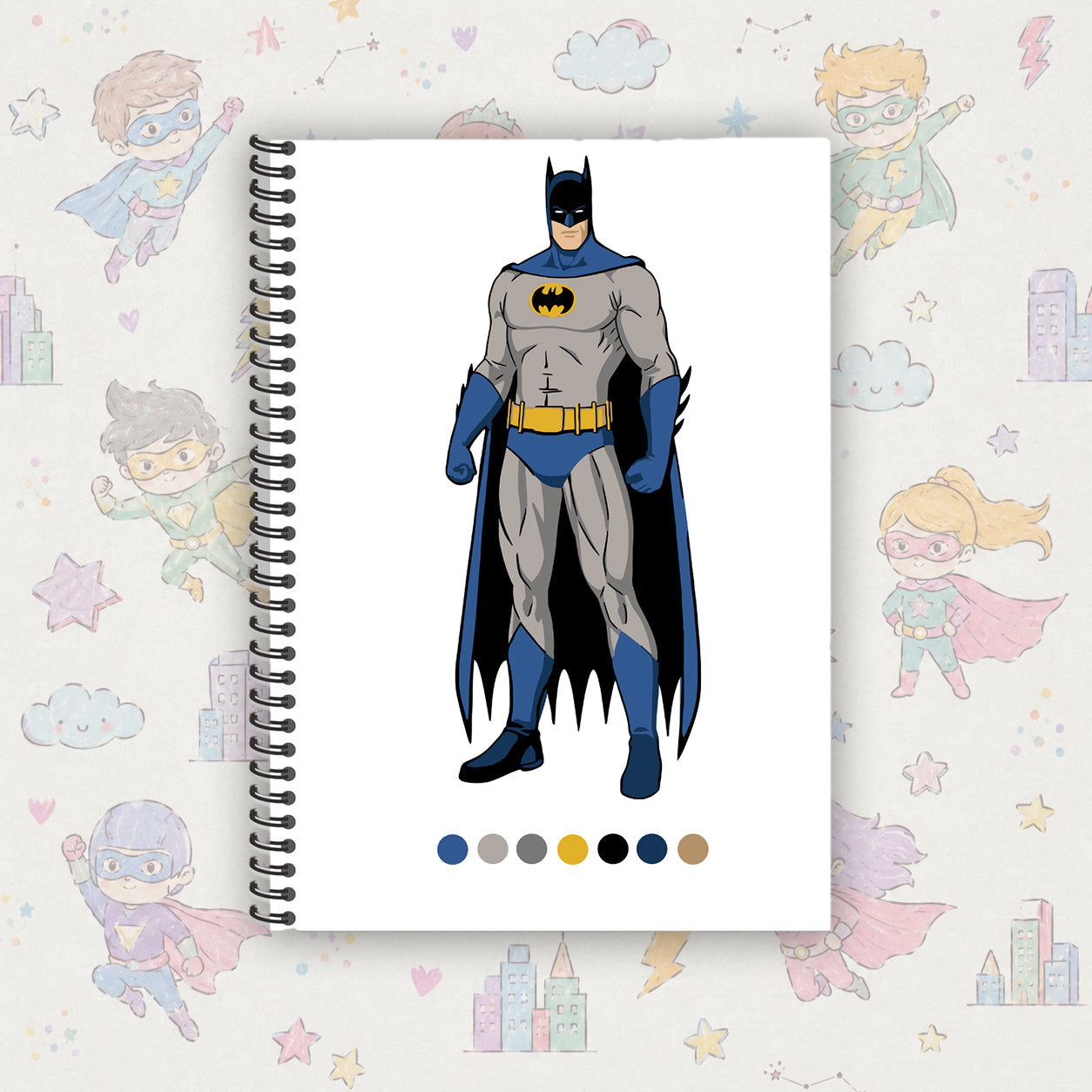 Batman Multilayer Drawing Book