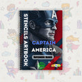 Captain America Multilayer Drawing Book