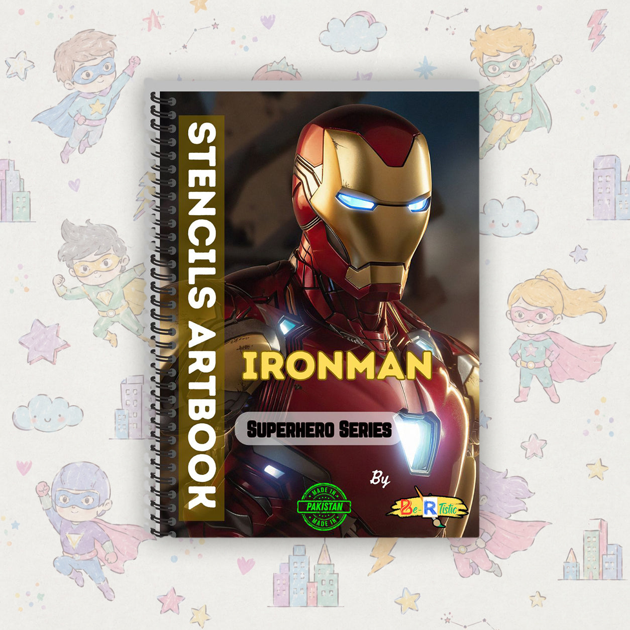 Ironman Multilayer Drawing Book