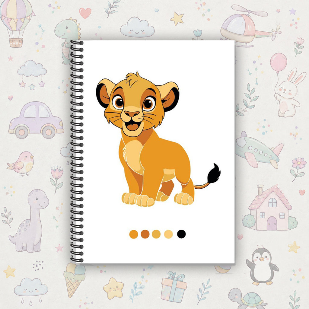 Lion Multilayer Drawing Book