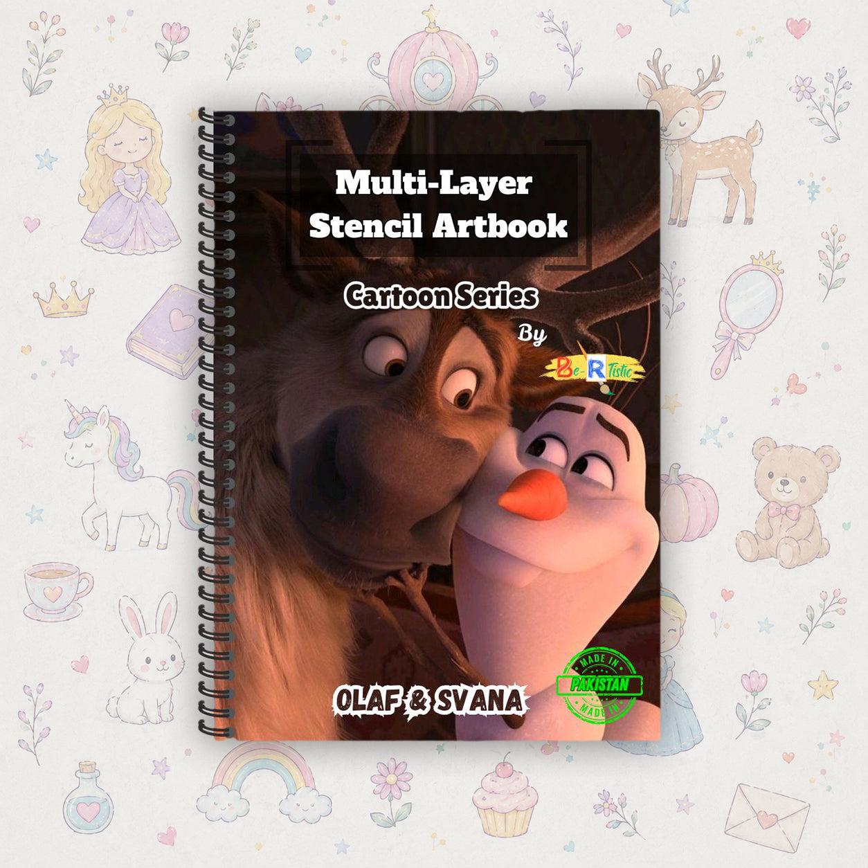 Olaf and Sven Multilayer Drawing Book