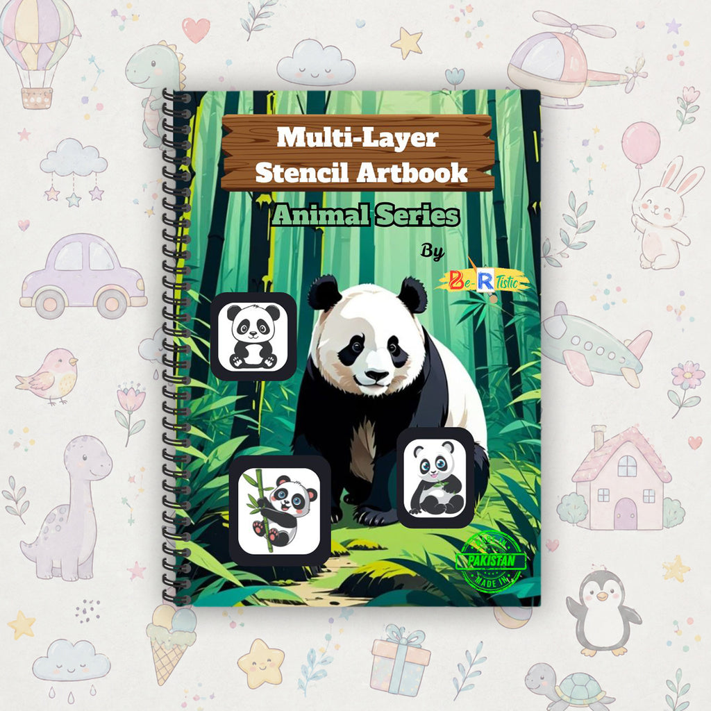 Panda Multilayer Drawing Book