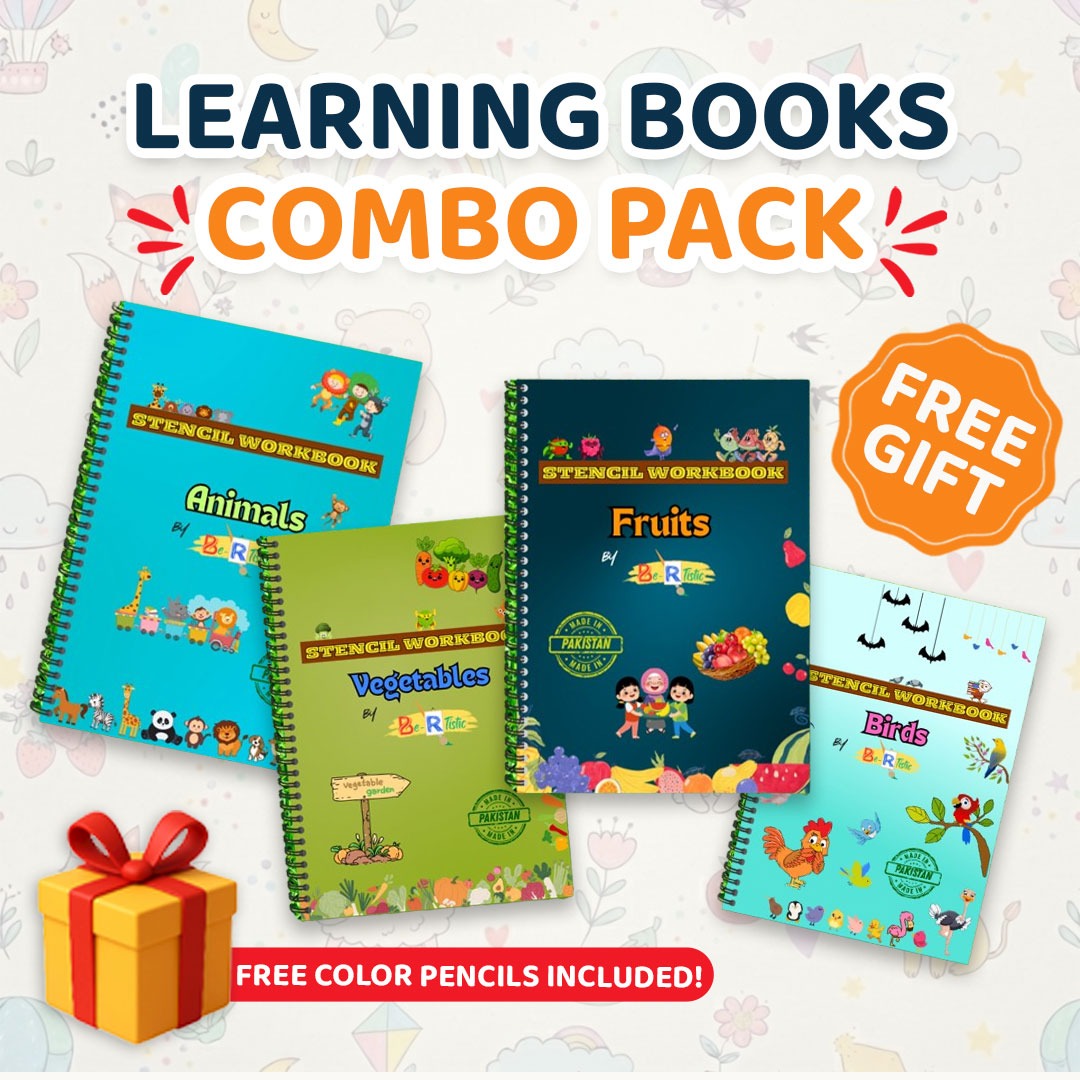 Learning Books Combo 4 Notebooks