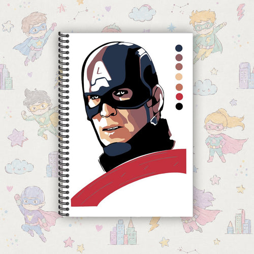 Captain America Multilayer Drawing Book