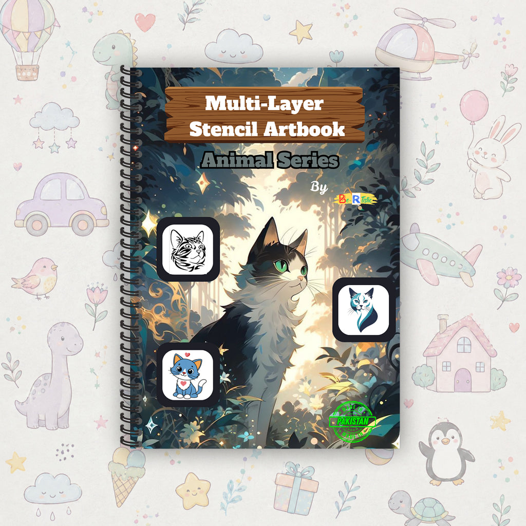 Cat Multilayer Drawing Book