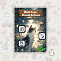 Cat Multilayer Drawing Book