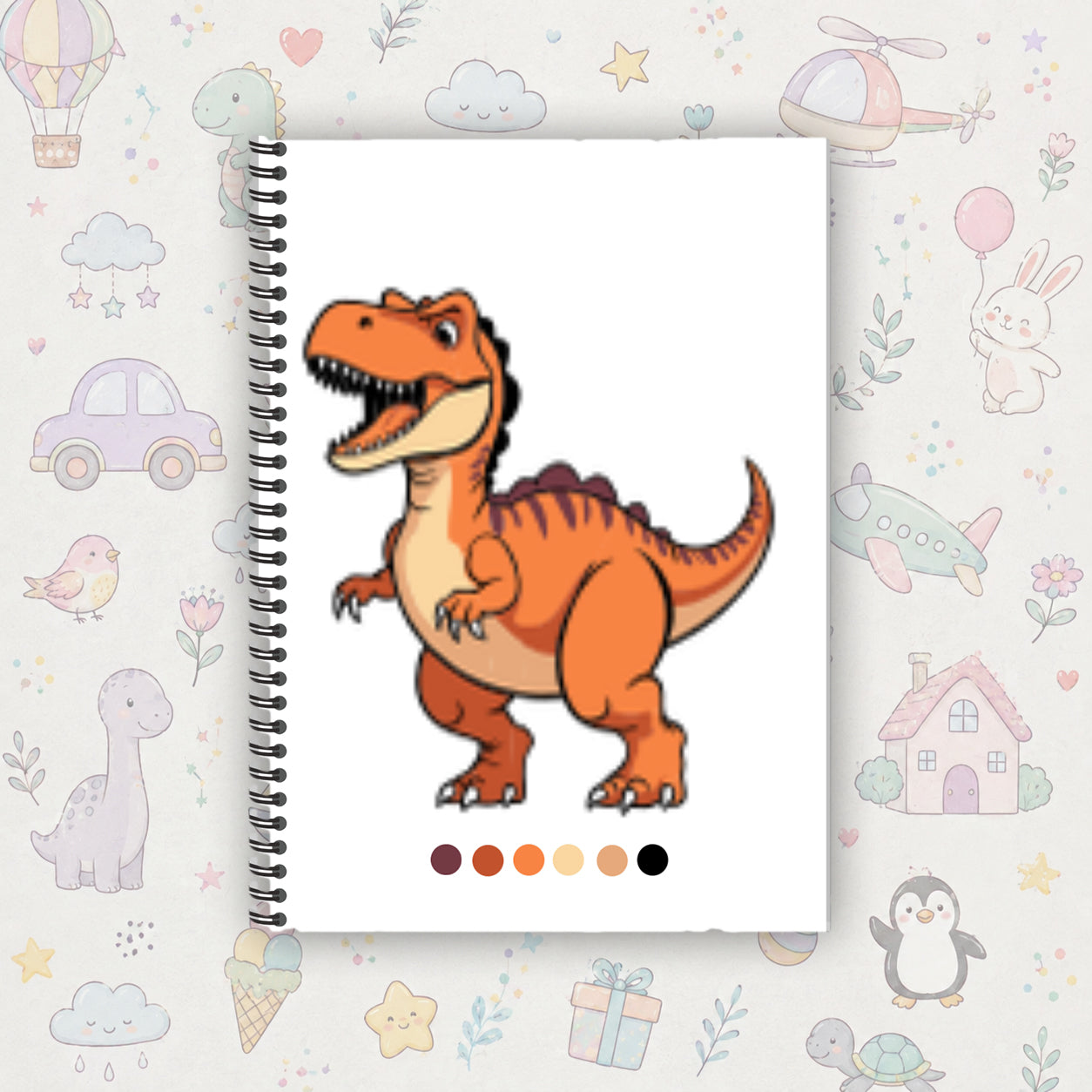 Dinosaur Multilayer Drawing Book