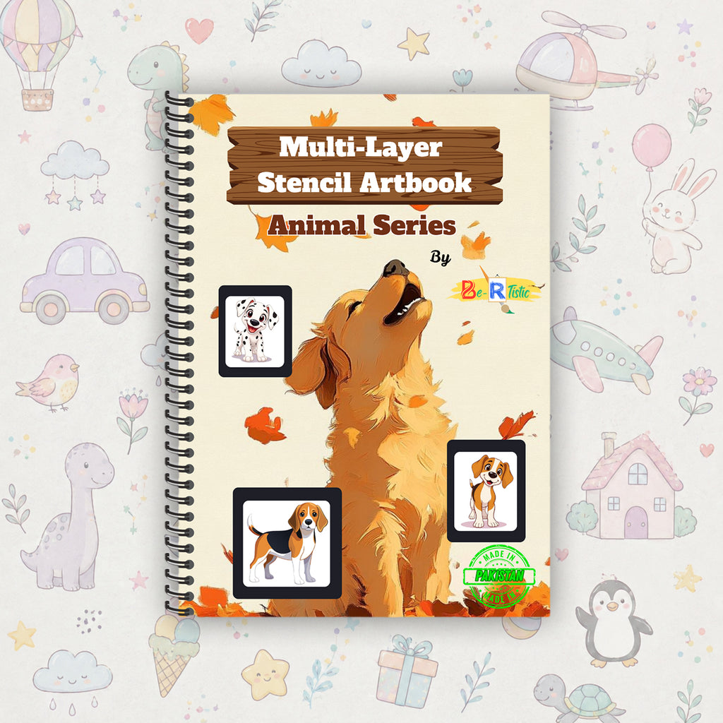 Dog Multilayer Drawing Book