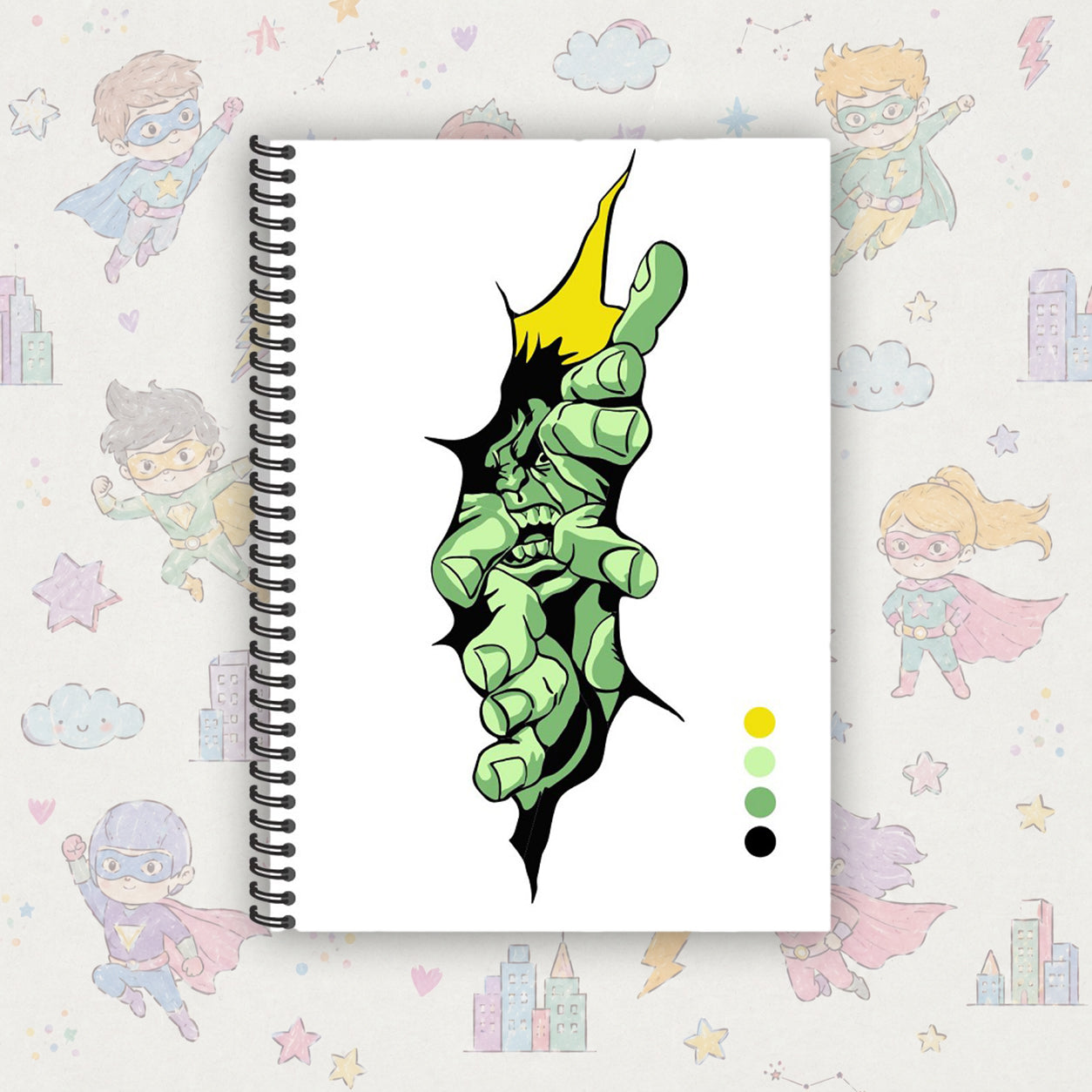 Hulk Multilayer Drawing Book