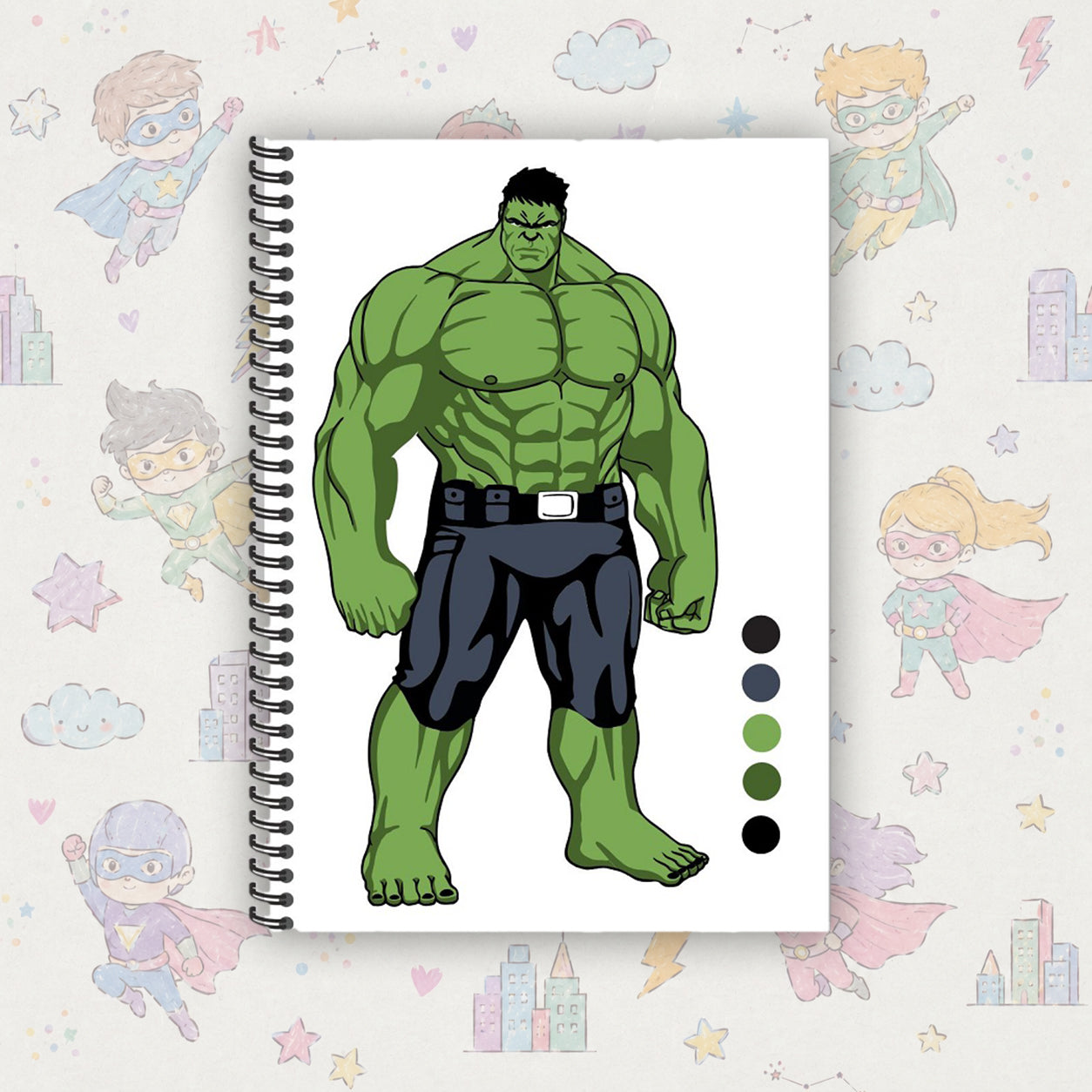 Hulk Multilayer Drawing Book