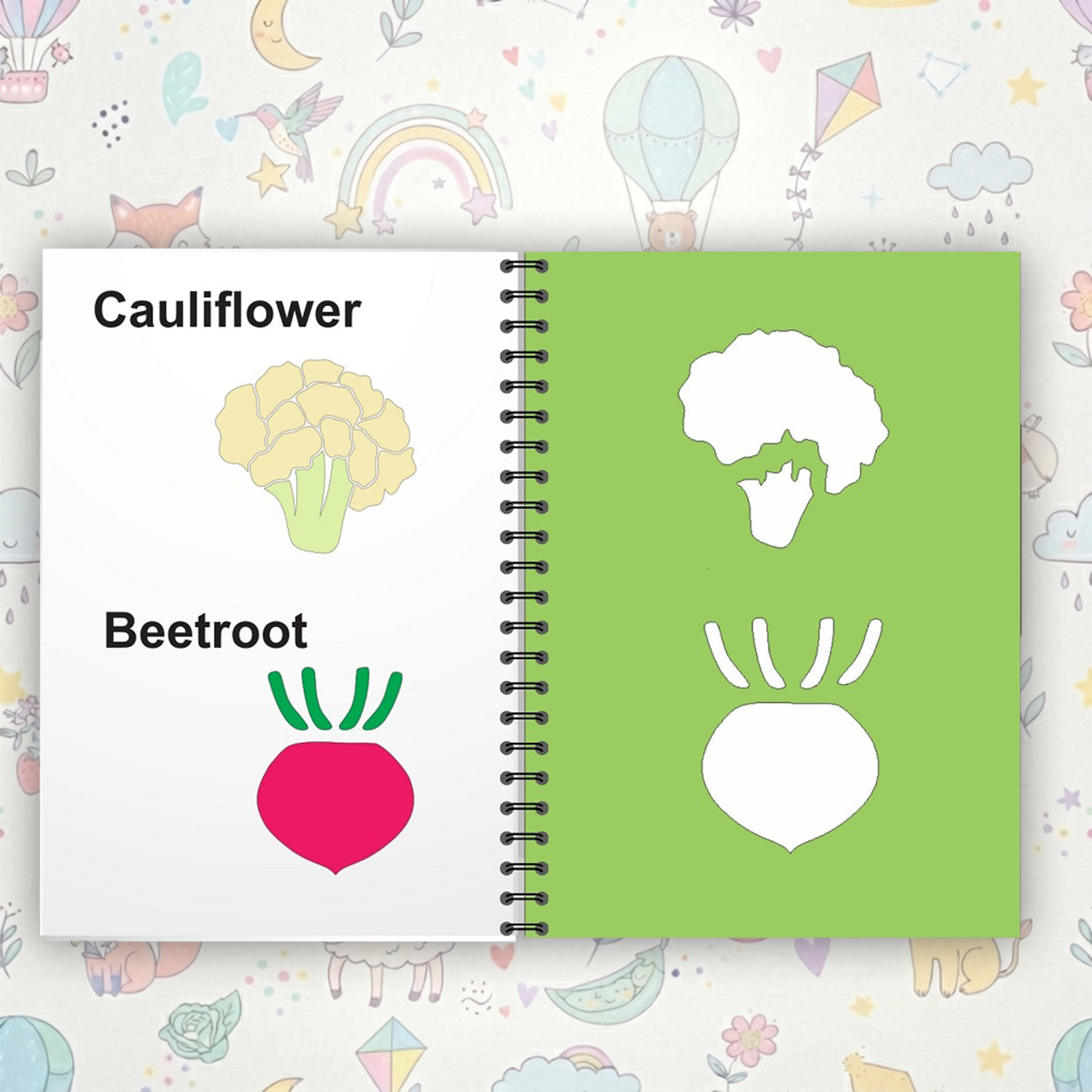 Vegetables Learning Book
