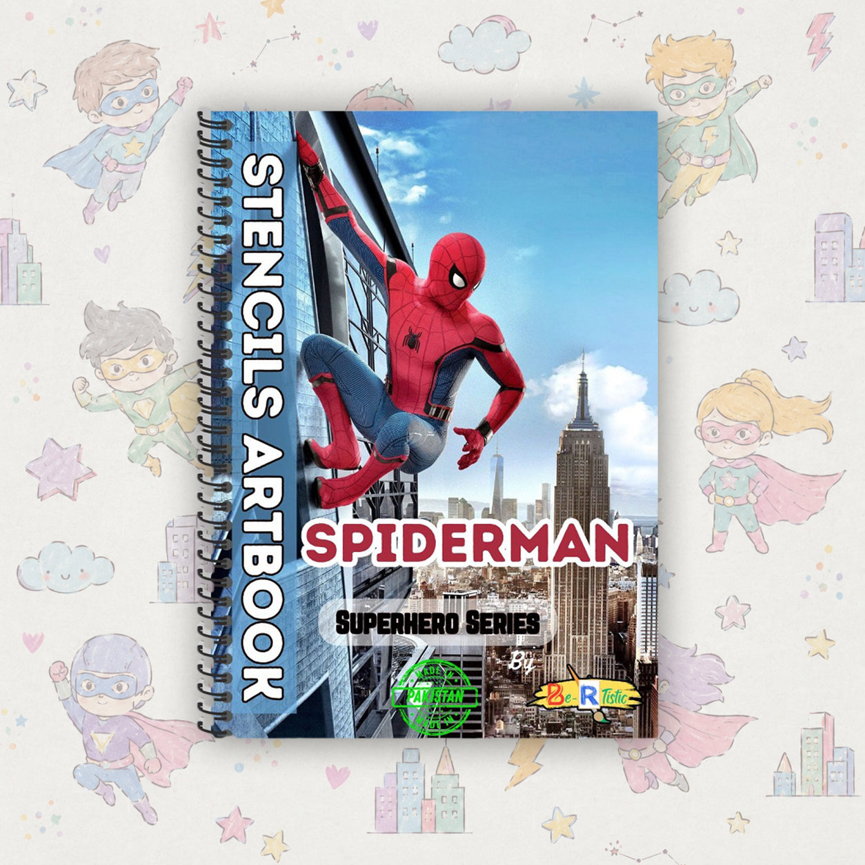 Spiderman Multilayer Drawing Book